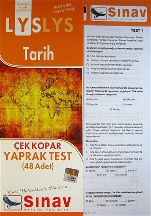 LYS Tarih Çek Kopar Yaprak Test (48 Adet) kitap kapağı