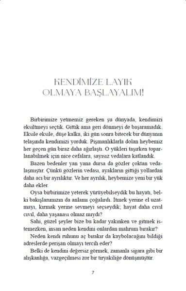 Kendine Layık Ol | Vera Kitap (İnce Kapak)  - Resim 3