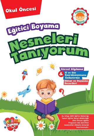 Eğitici Boyama – Nesneleri Tanıyorum | Boyama Zamanı (Ciltsiz)  - Resim 1