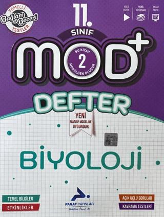 11. Sınıf Mod Biyoloji Defter | Paraf Yayınları (Ciltsiz)  - Resim 1