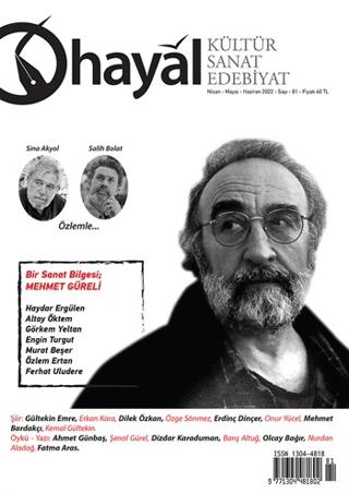 Hayal Kültür Sanat Edebiyat Dergisi Sayı: 81 | Hayal Yayınları (Ciltsiz)  - Resim 1