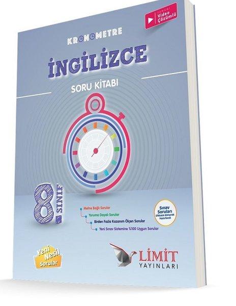8.Sınıf Kronometre İngilizce Soru Kitabı | Limit Yayınları (İnce Kapak)  - Resim 1
