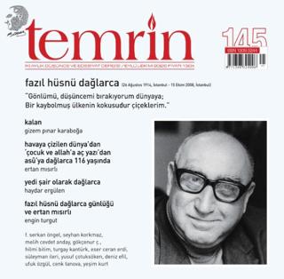 Temrin Düşünce ve Edebiyat Dergisi Sayı: 145 Eylül - Ekim 2025 | Temrin Dergisi (Ciltsiz)  - Resim 1