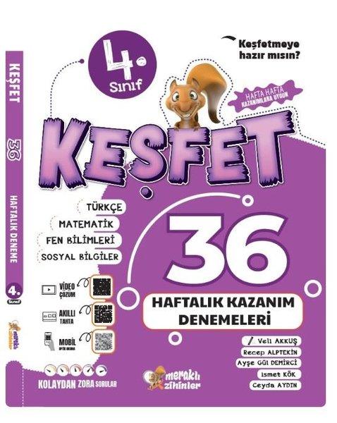 4. Sınıf 36 Haftalık Kazanım Denemeleri | Meraklı Zihinler Yayınları (İnce Kapak)  - Resim 1