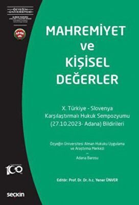 Mahremiyet ve Kişisel Değerler - Yener Ünver kitap kapağı