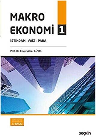 Makro Ekonomi -1 - Enver Alper Güvel kitap kapağı