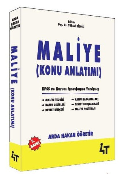 Maliye (Konu Anlatımı) - Arda Hakan Öğretir kitap kapağı