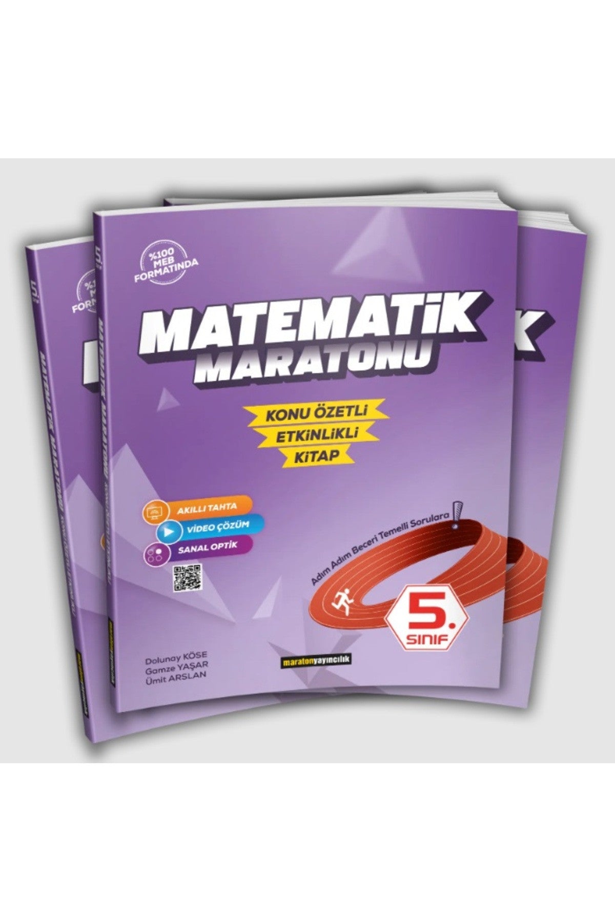 Maraton Yayıncılık 5.Sınıf Matematik Maratonu Konu Özetli Etkinlikli Hibrit Kitap - Dolunay Köse kitap kapağı