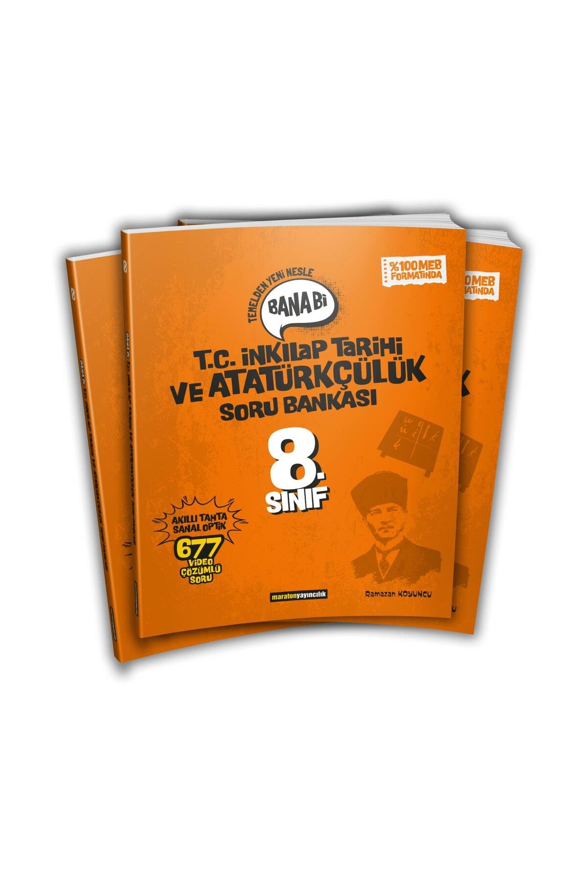 Maraton Yayıncılık Maraton Yayınları 8. Sınıf İnkılap Tarihi Bana Bi Soru Bankası - Ramazan Koyuncu kitap kapağı