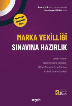 Marka Vekilliği Sınavına Hazırlık Av. Baturay Ulu, Av. Gonca Başak Çelik Ulu 4. Baskı, Eylül 2026 kitap kapağı