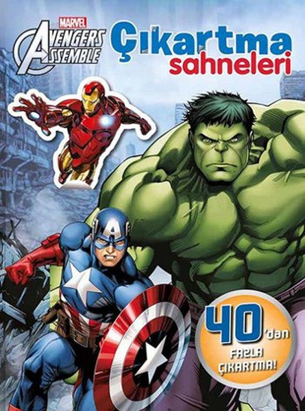 Marvel Avengers Assemble Çıkartma Sahneleri - Kolektif kitap kapağı