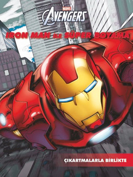 Marvel Iron Man ile Süper Boyama - Kolektif kitap kapağı