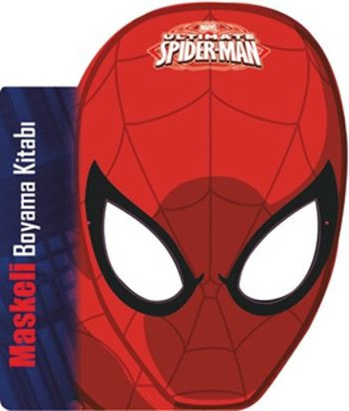 Marvel Ultimate Spider-Man Maskeli Boyama Kitabı - Kolektif kitap kapağı