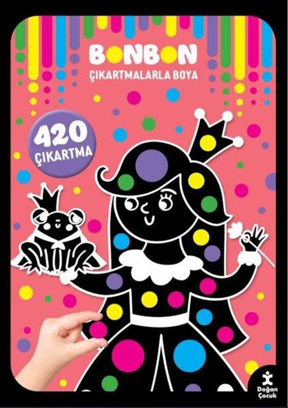 Masallar - Bonbon Çıkartmalarla Boya - 420 Çıkartma | Doğan Çocuk