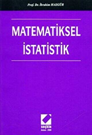 Matematiksel İstatistik - İbrahim Hasgür kitap kapağı