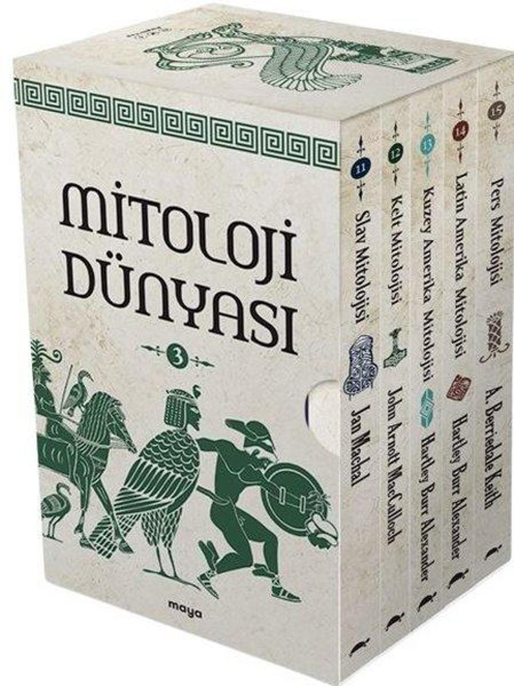 Maya Mitolojik Kitaplar Seti 3 - 5 Kitap Takım | Maya Kitap