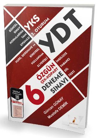 YDT İngilizce Çek Kopar 6 Özgün Deneme Sınavı Dijital Çözümlü