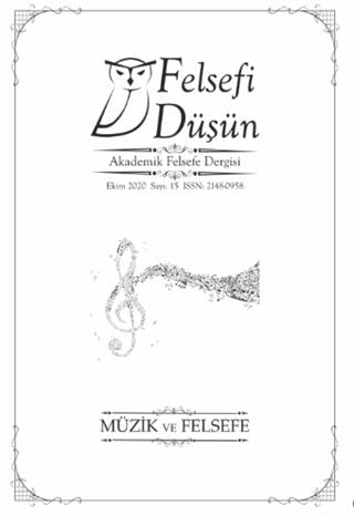 Felsefi Düşün Akademik Felsefe Dergisi Sayı: 15 - Ekim 2020 | Pinhan Yayıncılık (Ciltsiz)  - Resim 1