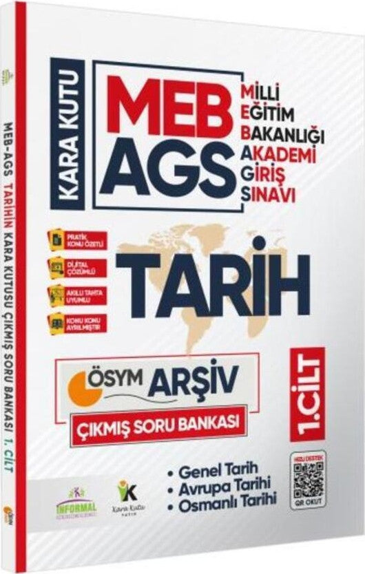 MEB AGS Tarihin Kara Kutusu 1.cilt En Kapsamlı ÖSYM Çıkmış Soru Bankası Konu Özetli Dijital Çözümlü kitap kapağı