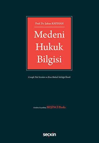 Medeni Hukuk Bilgisi - Şaban Kayıhan kitap kapağı
