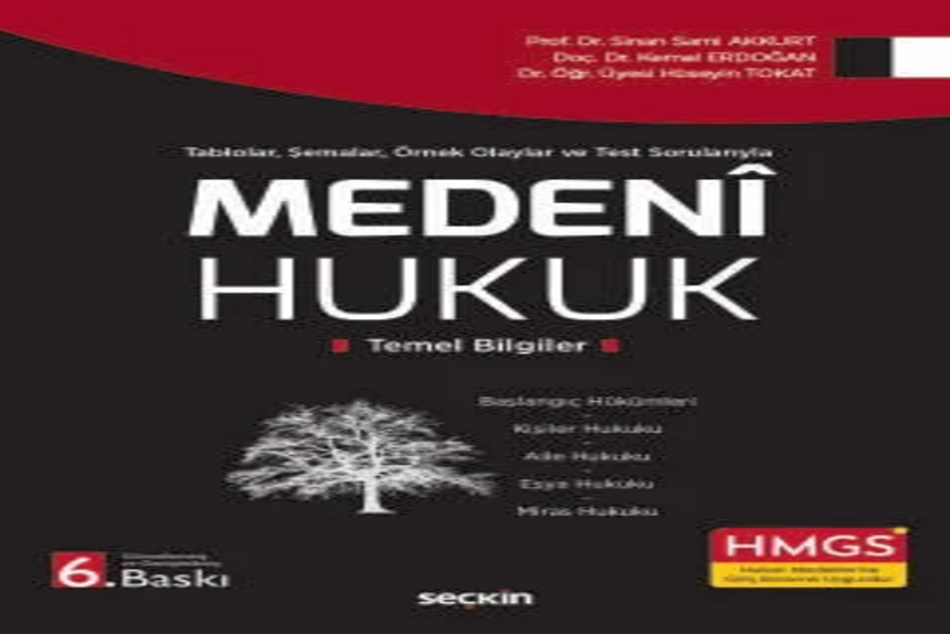 Medeni Hukuk Temel Bilgiler Doç. Dr. Sinan Sami Akkurt kitap kapağı