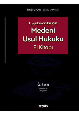 Medeni Usul Hukuku El Kitabı - İsmail Ercan kitap kapağı