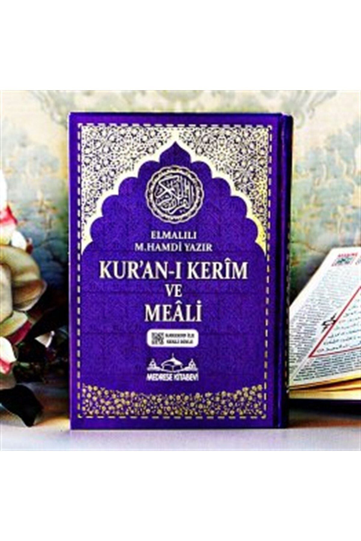 Medrese Yayınları Orta Boy Kuranı Kerim Türkçe Meali Kuşe Sıvama Mor Renk Seccade Hediyeli - Kolektif kitap kapağı