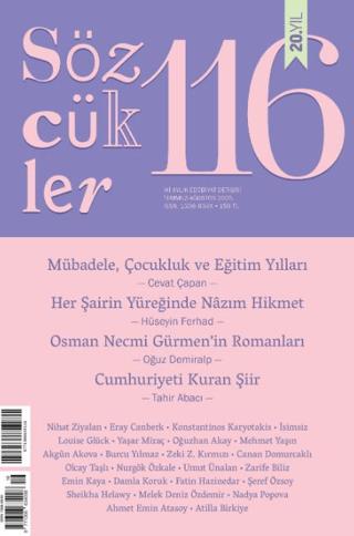 Sözcükler Dergisi 116. Sayı Temmuz - Ağustos 2025 | Sözcükler Yayınları (Ciltsiz)  - Resim 1