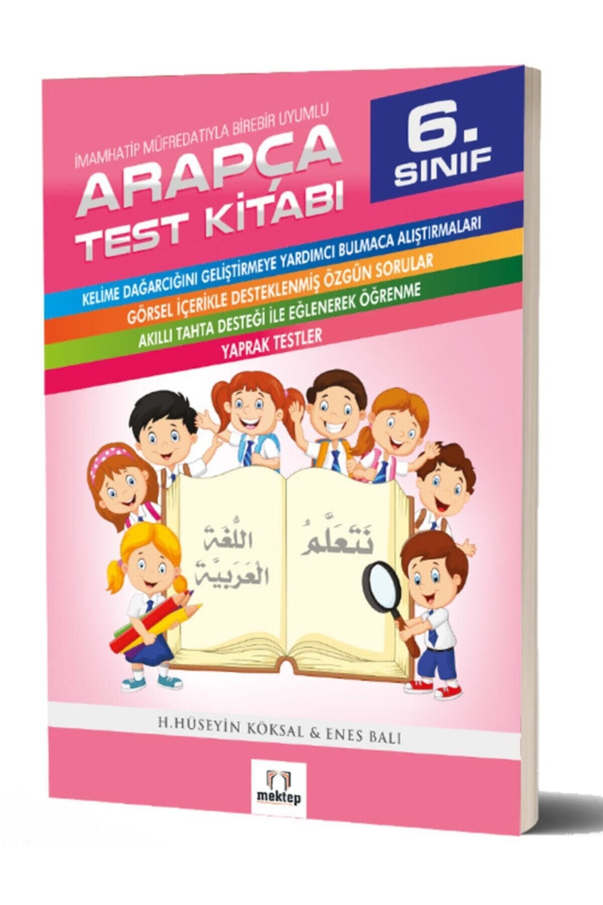 6. Sınıf Arapça Test Kitabı İmam Hatip Lisesi Müfredatıyla Birebir Uyumlu - Komisyon kitap kapağı