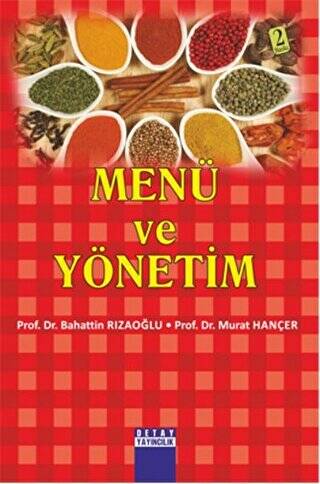Menü Ve Yönetim - Bahattin Rızaoğlu kitap kapağı