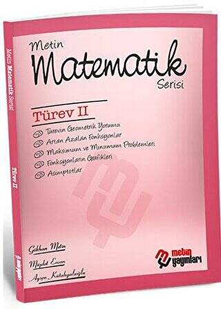Metin Matematik Serisi - Türev 2 - Kolektif kitap kapağı