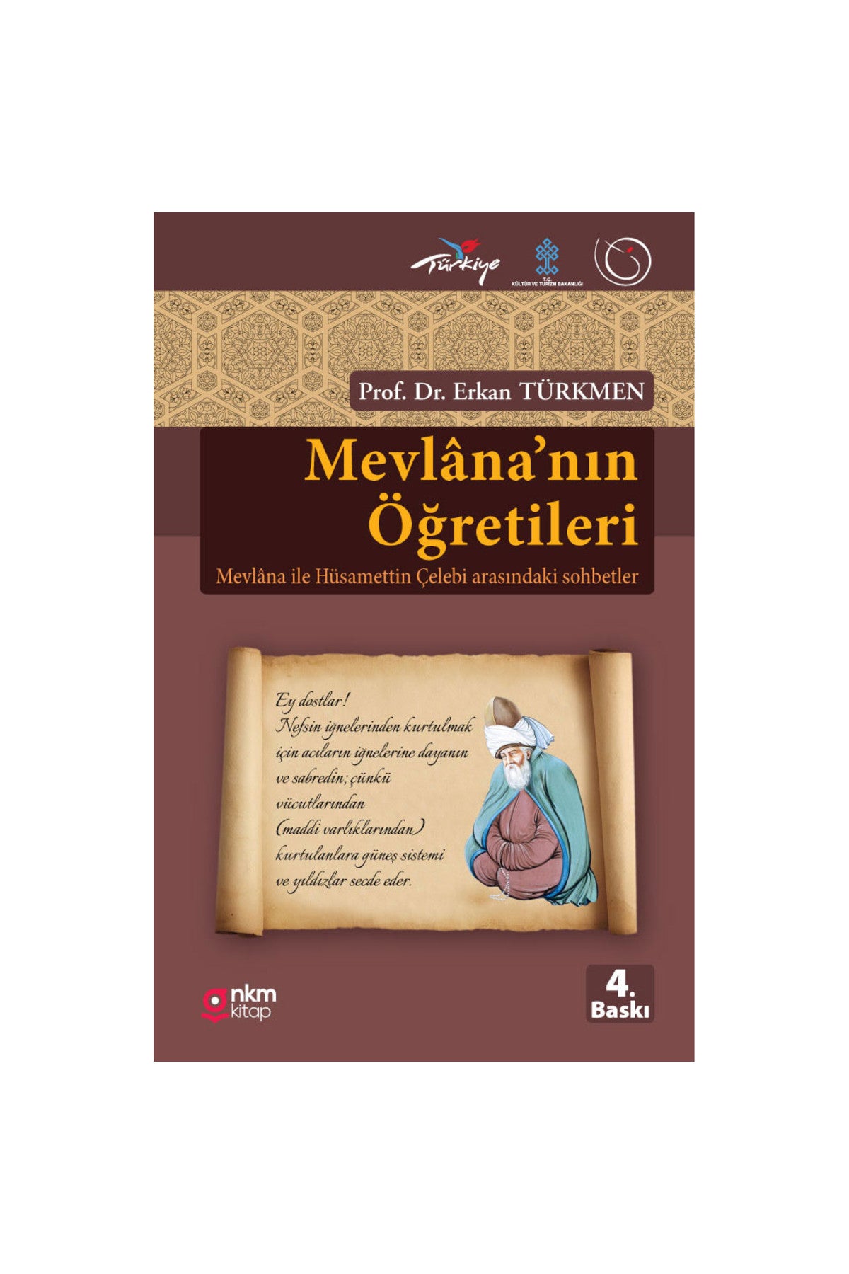 Mevlana'Nın Öğretileri / Prof. Dr. Erkan Türkmen kitap kapağı