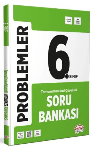 6. Sınıf Problemler Soru Bankası | Editör Yayınevi (Ciltsiz)  - Resim 1