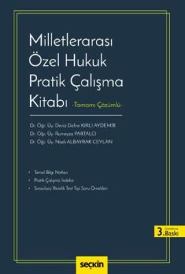 Milletlerarası Özel Hukuk Pratik Çalışma Kitabı - Nazlı Albayrak Ceylan kitap kapağı