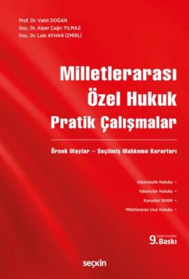 Milletlerarası Özel Hukuk Pratik Çalışmalar - Lale Ayhan İzmirli kitap kapağı