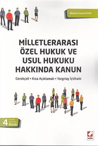 Milletlerarası Özel Hukuk ve Usul Hukuku Hakkında Kanun - Ahmet Cemal Ruhi kitap kapağı
