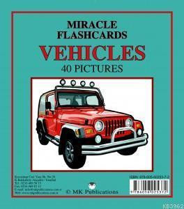 Mıracle Flashcard Vehıcles 40 Pıctures - Mk Publications kitap kapağı