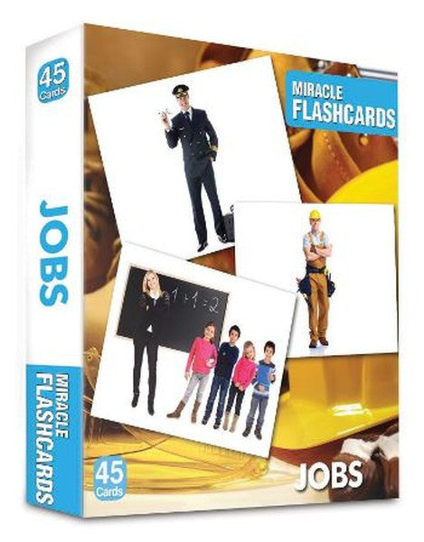 Miracle Flashcards Charts Jobs (45 Cards) - Kolektif kitap kapağı