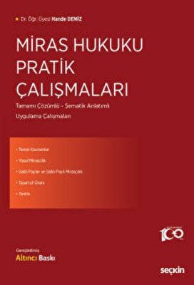 Miras Hukuku Pratik Çalışmaları - Hande Deniz kitap kapağı