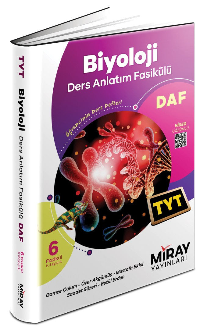 Miray 2024 Tyt Biyoloji Ders Anlatım Fasikülleri - Kolektif kitap kapağı