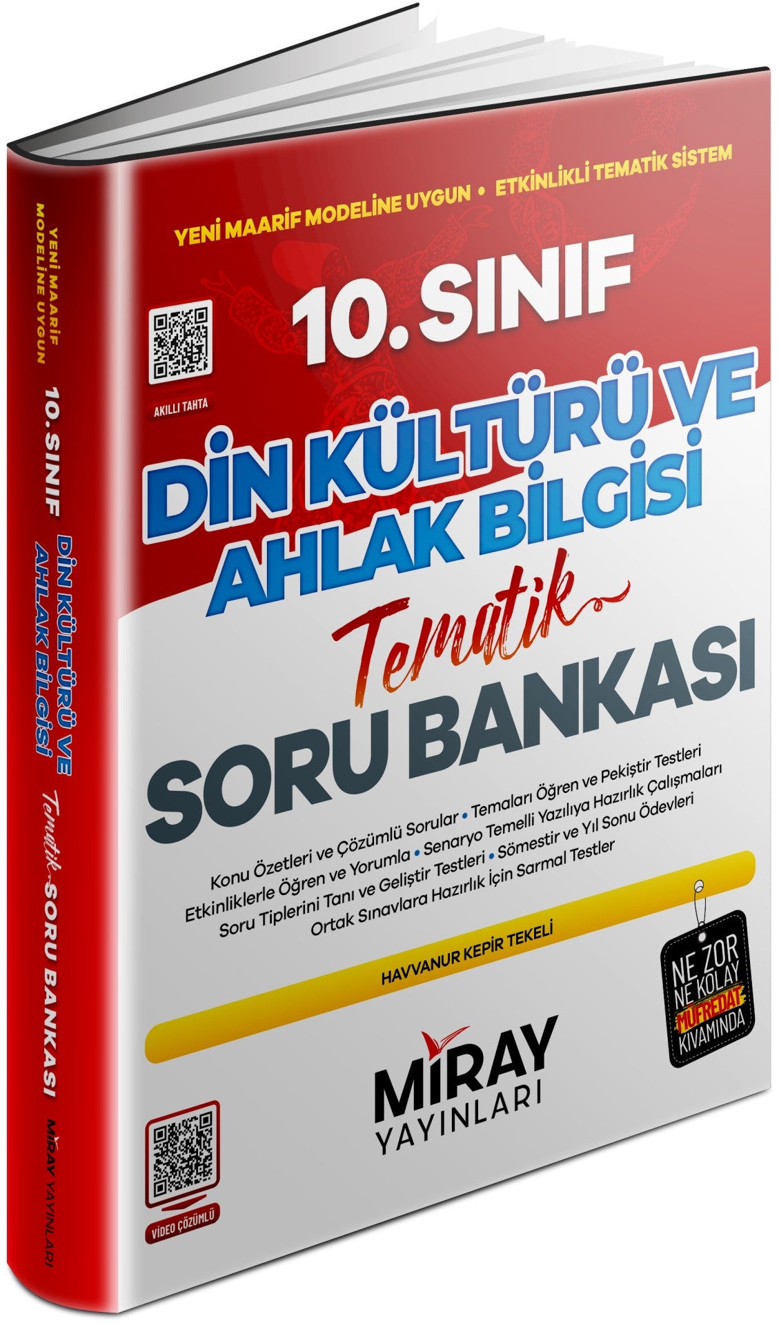 Miray 2026 10. Sınıf Din Kültürü Konu Özetli Tematik Soru Bankası kitap kapağı