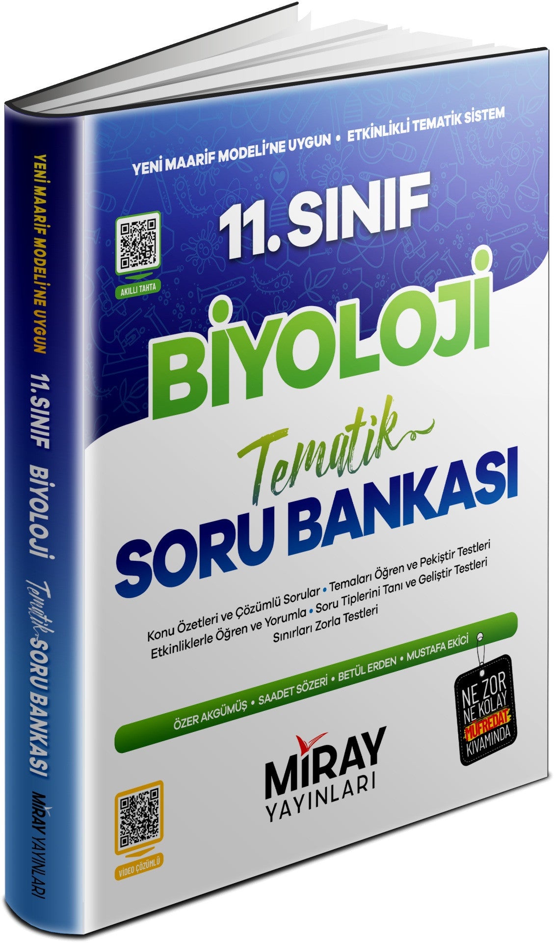 Miray 2027 11. Sınıf Biyoloji Konu Özetli Tematik Soru Bankası Maarif Model kitap kapağı