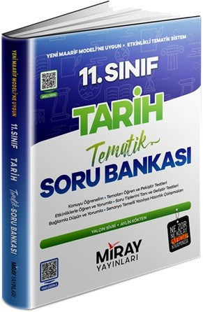 Miray 2027 11. Sınıf Tarih Konu Özetli Tematik Soru Bankası Maarif Model kitap kapağı