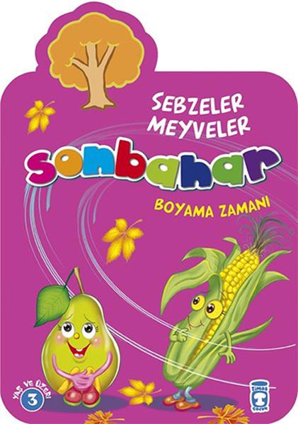 Sonbahar - Boyama Zamanı | Timaş Çocuk (İnce Kapak)  - Resim 1