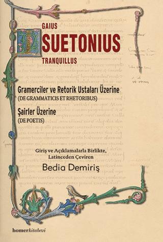 Gramerciler ve Retorik Ustaları Üzerine | Homer Kitabevi (Ciltsiz)  - Resim 1