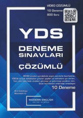 YDS Deneme Sınavları Video Çözümlü - Birol Çetinkaya kitap kapağı
