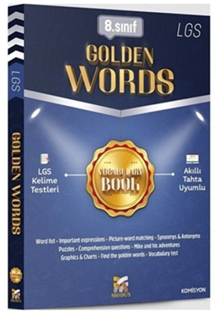 Modus Yayınları 8. Sınıf LGS İngilizce Golden Words - Kolektif kitap kapağı