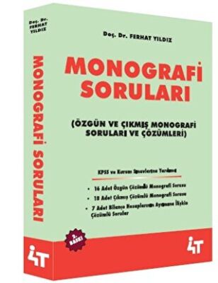 Monografi Soruları - Ferhat Yıldız kitap kapağı