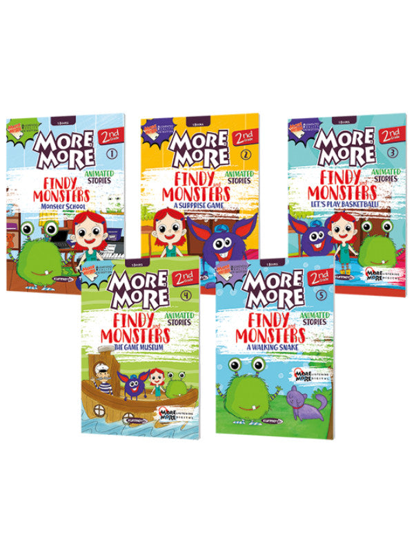 More & More Yayınları 2. Sınıf English Hikaye Seti Kutulu (5 Kitap) - Kolektif kitap kapağı