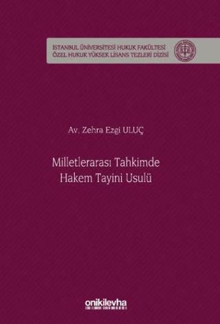 Milletlerarası Tahkimde Hakem Tayini Usulü | On İki Levha Yayınları (Ciltsiz)  - Resim 1